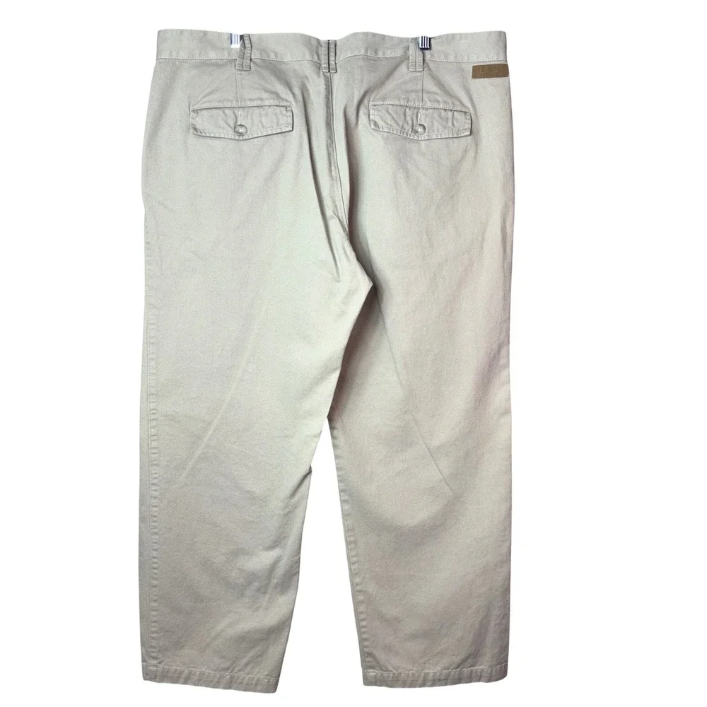 Cabela's‎ Mens Beige Cotton Blend Casual Chino Pants Size 42x30